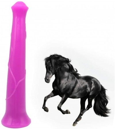 Dildos Animal Dildo- 16.1 inch Horse Penis Ultra Long Realistic Cock with Powerful Suction Cup for Female Masturbation (Purpl...