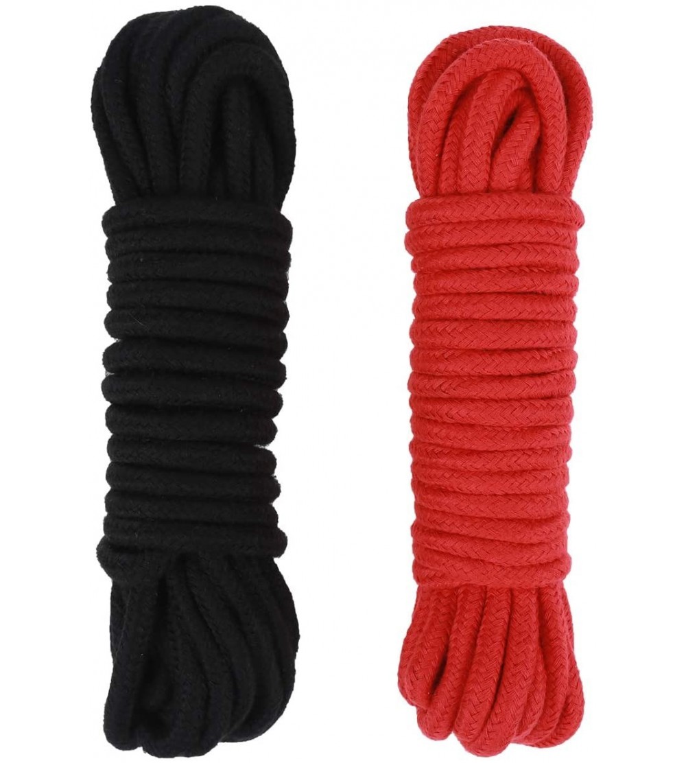 Restraints 32 Feet Bondage Rope Soft Cotton Rope Japanese Sex Rope Couple Creative Fun 10m All-Purpose Twisted Cotton Knot Ty...