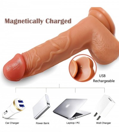 Dildos Realistic Dildo Silicone with Suction Cup- Wireless Waterproof Sëxy Toys for Woman- Flesh Color Soft-Stretch - Stretch...