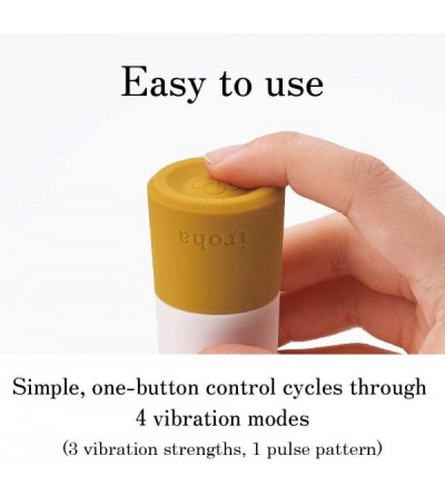 Novelties Rin Kokane Gold Women Soft Touch Silicone Vibrator Adjustable Strengths Battery Operated Stick Shaped - C318I0H83U2...