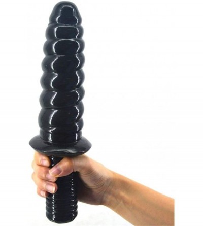 Anal Sex Toys 29CM Long Anal Beads Dildo Screw Handle Conch Soft Flexible Butt Plug Fake Penis Box Discreet Package Women Mas...