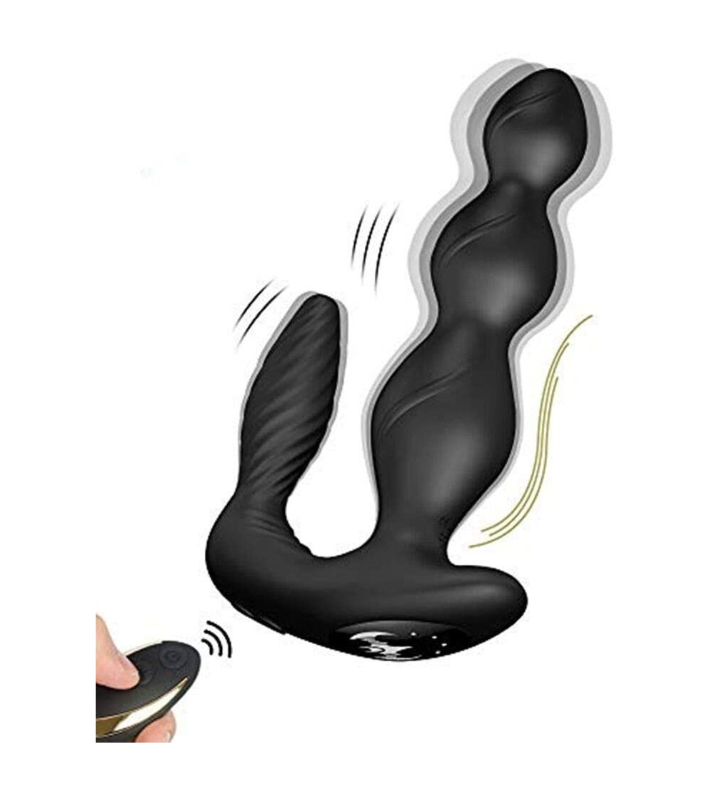 Anal Sex Toys Male Vibrating Prostate Massager with 3 Powerful Motors 9 Vibration Modes for Wireless Remote Anal Play- Unisex...