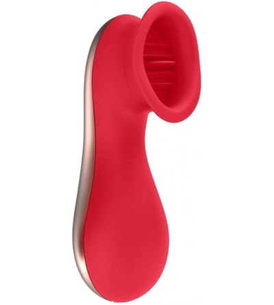 Anal Sex Toys Elegance Oral Clitoral Stimulator - Dreamy - Red - Red - CW18GOZLU6S $34.70