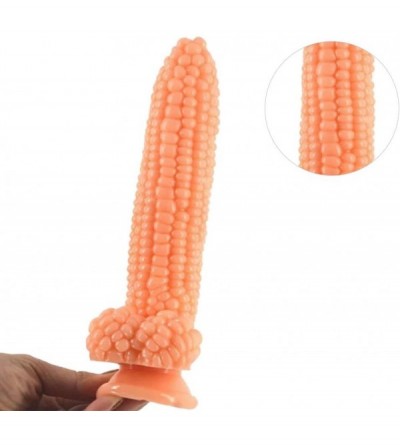 Dildos Vegetable Dildo- Novelties Fetish Adult Sex Toy Big Penis Cock with Suction Cup Big Bumps- G Spot Stimulate Anus Stopp...