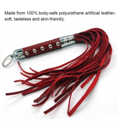 Paddles, Whips & Ticklers 1 pc Top-Grade Heavy Flogger Whip Leather Whips Bondage Sex Toy for Couple Sexy Whip Flirting Coupl...