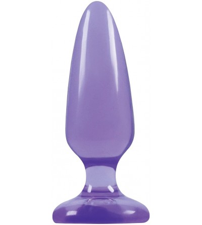 Anal Sex Toys Jelly Rancher Pleasure Plug Medium- Purple - Purple - CJ125VARX13 $25.70