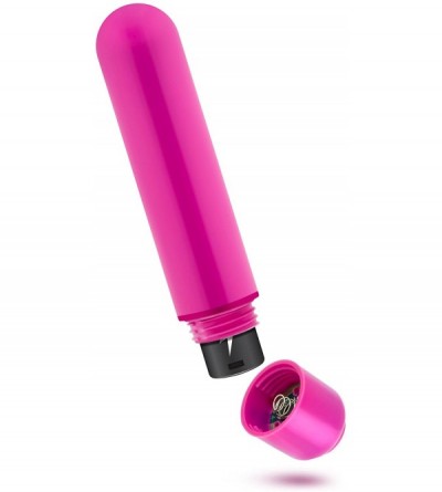 Vibrators 4" Powerful Massager Bullet Kit - Multi-Speed Vibration - Waterproof - Sex Toy for Couple - Pink - CT186K2L0MN $32.97