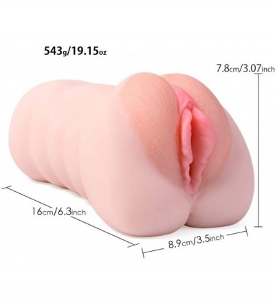 Male Masturbators M-ale Sleeve P&ussy 2 in 1 Ma-le Ergonomic Design Silicone Dolls Men's Adult Toys- Fits You V-agina Pocket ...