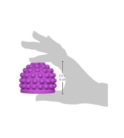 Novelties Massager Bump Attachment- Purple - Purple - C411EF6I0GX $32.06