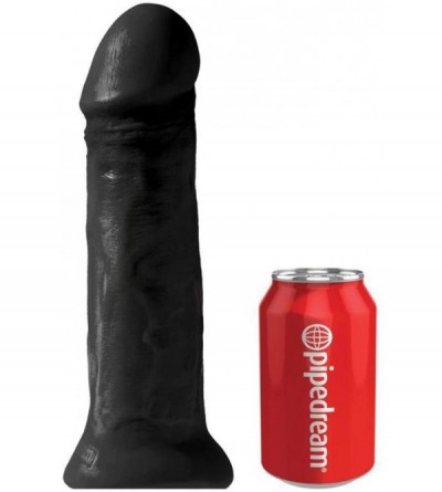 Anal Sex Toys King Cock- Black- 11 Inch - Black - CA18KWDC52G $67.02
