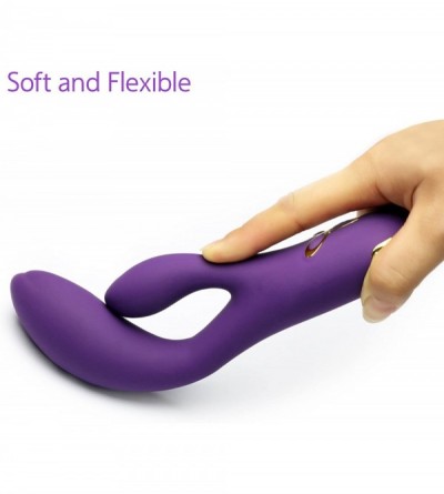 Vibrators Vibrating Rabbit G-spot Vibrator Vagina Clitoris Stimulation Dildo Massager - Upgraded Powerful Dual Motors with Ma...