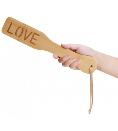 Paddles, Whips & Ticklers Bamboo Spanking Paddle for Sex Play- 12.5inch Lightweight Love Paddle with Smooth Finish for Adults...