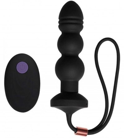 Anal Sex Toys Wireless Anal Vibrator-7 Speeds Vibrations Silicone Butt Plug-Adult Sex Toys-Rechargeable - CO196QYEOA4 $36.35
