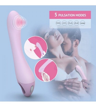 Vibrators Clitoral Kissing Vibrator with 5 Pulsating Patterns- Deep Tissue G Spot Finger Vibrator for Vagina Squirting- 10 Vi...