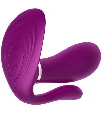 Vibrators Wearable Heating G-Spot Vibrator Remote Control Clitoris G-Spot and Anus Triple Massager Waterproof Female Masturba...