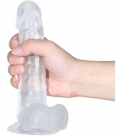 Dildos 7.8" Lifelike Huge Dildo Realistic Penis Waterproof Sex Toys with Suction Cup Base & Balls 100% Satisfaction Guarantee...