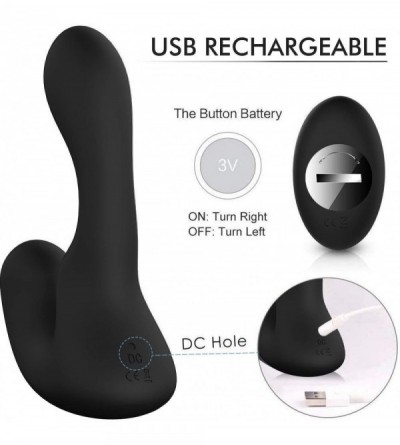 Anal Sex Toys Wave-Motion Vibrating Prostate Massager Remote Controlled 9 Speeds G-Spot Vibrator Anal Sex Toy for Men- Women ...