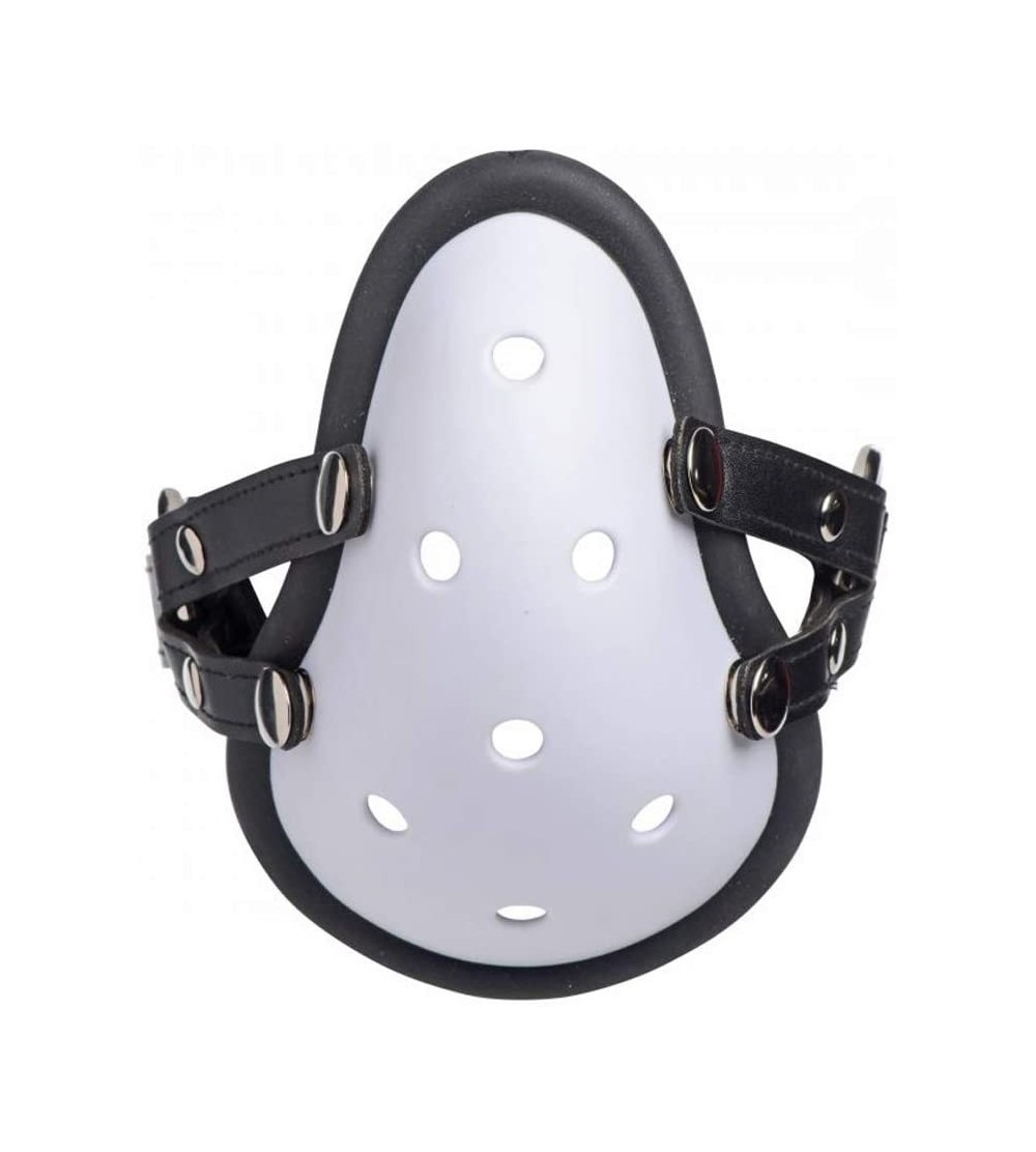 Gags & Muzzles Musk Athletic Cup Muzzle- White - CP18ERW7YLW $27.64