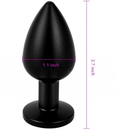 Anal Sex Toys Luxury Jeweled Anal Butt Plug Fetish Alumimum Alloy Fantasy Anal Trainer Toys-Anal Sex Love Games for Beginner ...