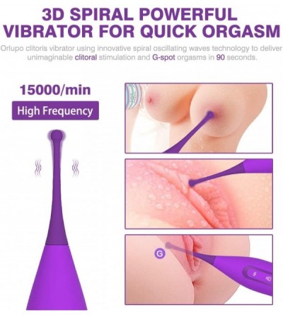 Vibrators 2 in 1 High Frequency & Clitoral Sucking G spot Vibrator for Clit Nipple Stimulation- Powerful Clitoris Stimulator ...
