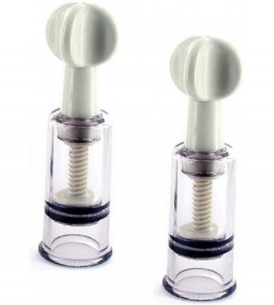 Nipple Toys 2pcs Rotary Twist Cupping Nipple Correction Massage Sucker Device Enhancer Firmer Larger - CJ18LX9WCHM $20.97
