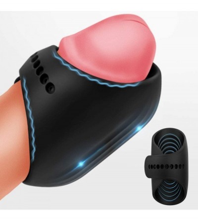 Male Masturbators Hands-Free Male Masturbator Penis Training Vibrator - Sexual Endurance Prolonging Massager 10 Modes- Glans ...