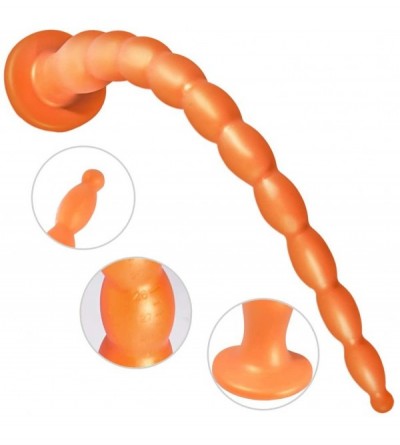 Anal Sex Toys Super Long Anal Beads Dildo- Liquid Silicone Anal Butt Plug Vaginal Anus Dilator Prostate Massage Adult Erotic ...