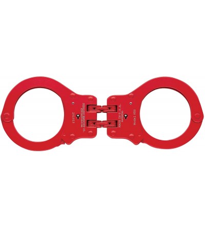 Restraints Hinged Handcuff- Model 801P- Hinged Handcuff - Red Finish - C41162FPR89 $81.59