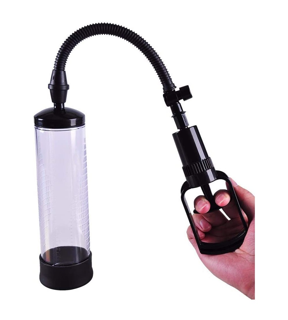 Pumps & Enlargers Handheld High-Vacuum P-ēn-îs ED Pump- Manual Medical Power Device Cup for Men - C919E9XE30I $24.33