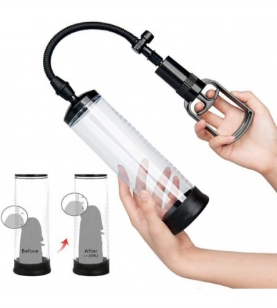 Pumps & Enlargers Handheld High-Vacuum P-ēn-îs ED Pump- Manual Medical Power Device Cup for Men - C919E9XE30I $24.33