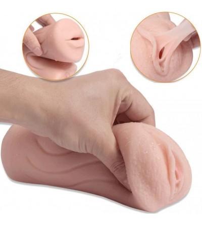Male Masturbators Male Masturbator- Double Ends 3D Vagina and Mouth for Male Masturbation- Pocket Pussy Oral Blow Job Sex Toy...