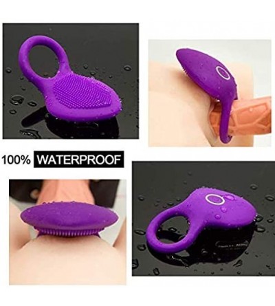 Penis Rings Advanced Design Adullt Pleasure Toy for Couple- Soft Skin-Friendly Silicone Wearable Delay Time Rooster Rings Vib...