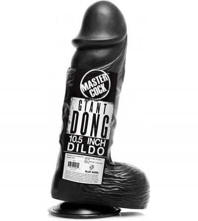 Anal Sex Toys Giant Black 10.5" Dong - C712NU4N5PF $33.30