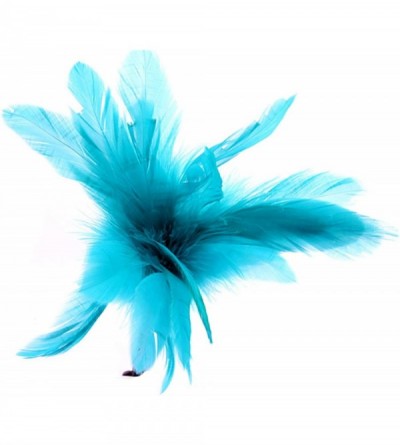 Paddles, Whips & Ticklers Fetish Feathers Teasing Leather Pole Feather Toy - Blue - C418XX557H0 $36.18