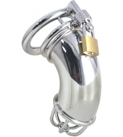 Penis Rings Stainless Steel Penis Rings Cock Cage Chastity Cage Device Sex Toy for Men-Hypoallergenic Bondage Gear Penis Ring...