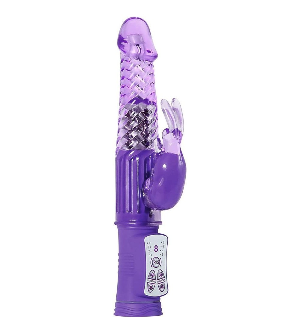 Vibrators Eves First Rechargeable Rabbit Vibrator- 9 Inch- Purple - C4180ZYO7UR $14.49