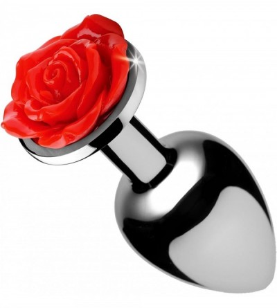 Anal Sex Toys Red Rose Anal Plug- Small - CP18EML7IGI $21.79