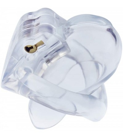Chastity Devices Male Chastity Device Breathable Cock Penis Cage with 4 Rings Biosourced Resin for Men - Clear - CA18XELEX3I ...