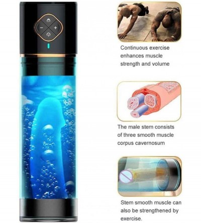 Pumps & Enlargers USB Charging Pën-île Pump Enlarger Pennis Enlargement Extender Liquid Pressurization for Men Increase Size ...