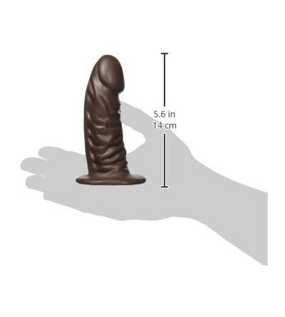 Anal Sex Toys Skinsations Black Diamond Series Lil' Slugger 5.5" Dildo- Black- 0.5 Pound - CL12N22HNKJ $14.55