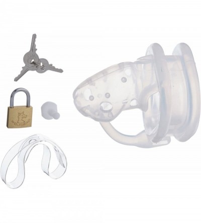 Chastity Devices Sados Spiked Chamber Silicone Male Chastity Device - CT12MYVP8GF $103.13