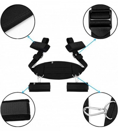 Restraints Sex Anal Plug Set Kit for Couples with Soft Wrist and Ankle Cuffs - C718AD79RT2 $16.13