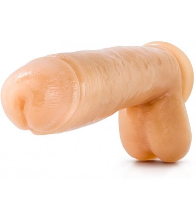 Dildos 10.5" Thick Realistic Dildo with Suction Cup Strap On Compatible (Beige) - C911LP98Q9T $19.35