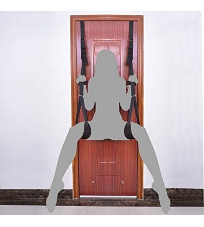 Sex Furniture Adjustable Strap Kit šèX Door Swing for Couples Six Play Adult Slings Tɔys Hanging Over The Door Yoga Swings- B...