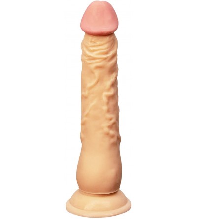 Dildos 8 inch Extra Long Dildo with Suction Cup- Beige Color- Adult Sex Toy - C518H54SYKM $19.13