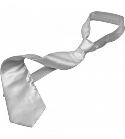 Restraints Men's Grey Necktie- 0.16 Pound - CY11C8Z59GH $19.92