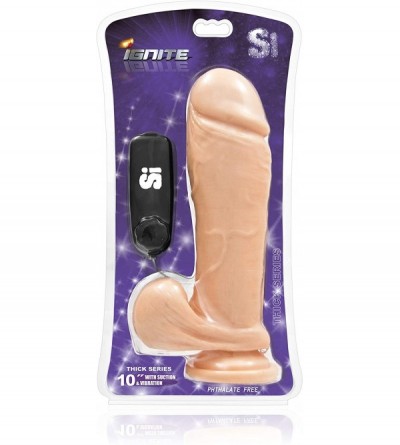 Dildos Thick Cock with Balls- Egg and Suction- Flesh- 10 Inch- 33.12 Ounce - C611ISSPSZF $17.93
