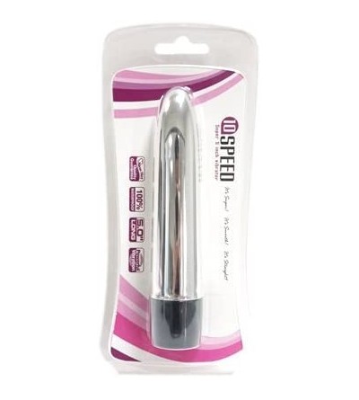 Vibrators 5 Inch Classic Powerful 100% Waterproof Multi Speed Vibrator Sex Toy Silver - Silver - CT126BOSF89 $10.27