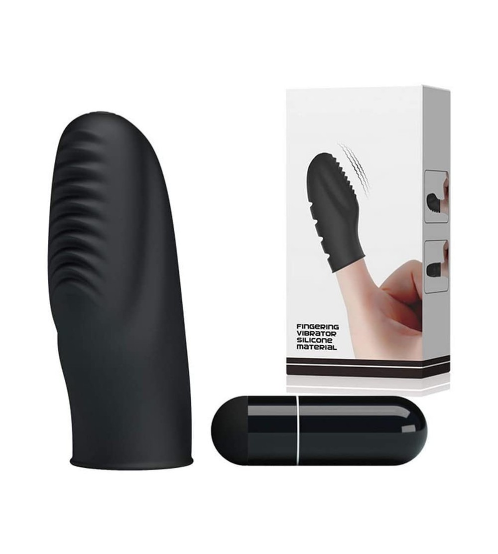 Vibrators Finger-Vibrator for women with Powerful Textured Head for Intense Stimulation Personal Massager Clit Vibrator for W...