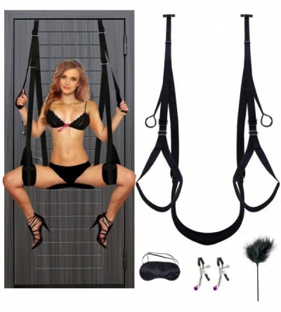 Sex Furniture Door Swing Adult Sex Sling SM Game BDSM Sex Toys for Couples with Adjustable Swing Straps - CY18TTTAA5U $37.03